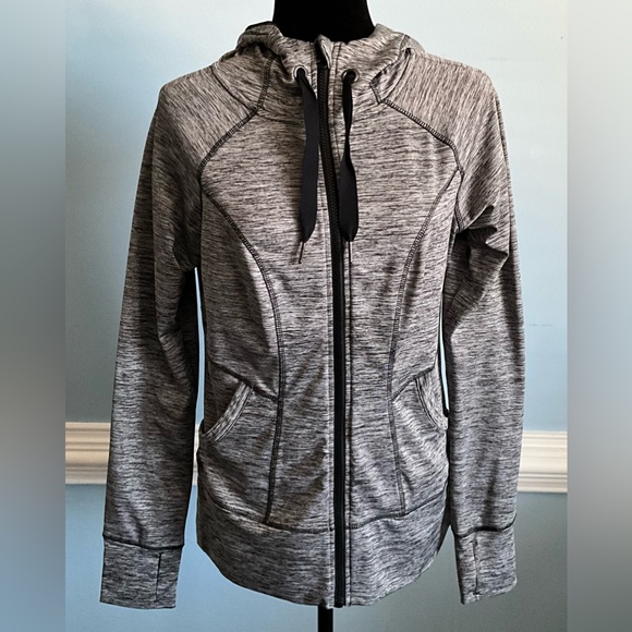 EUC Hooded Zip-Up Jacket Athletic Yoga Gym - Picture 8 of 8